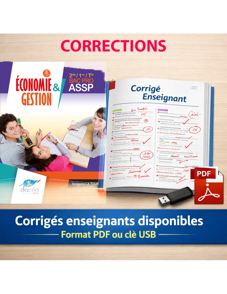 Corrections - Economie et Gestion-Bac Pro ASSP