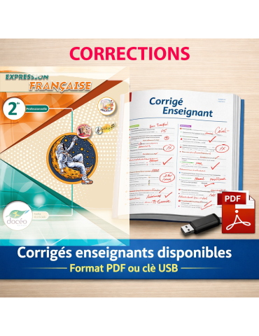 corrigés français 2 bac pro