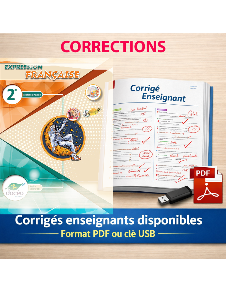 corrigés français 2 bac pro