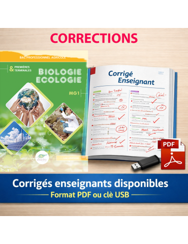 corrigés biologie écologie bac pr agricole