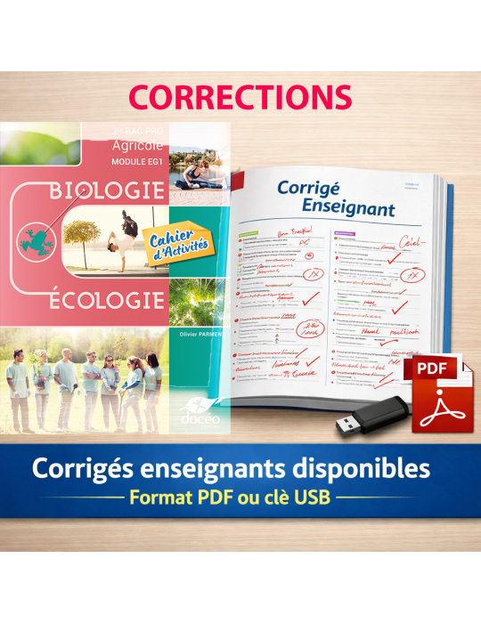 Seconde Bac Pro Agricole -Corrections - Biologie-Ecologie - Module EG1