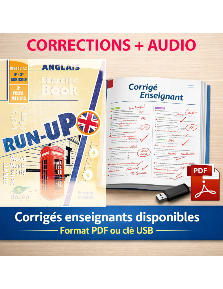 corrections+audio-Run Up-3e Agricole-3e Prépa-Métiers