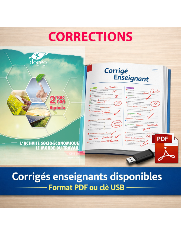2nde Professionnelle Agricole -Corrigés -Economie
