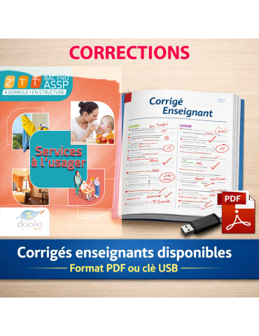 Corrections - Services à l'usager-Bac Pro Services