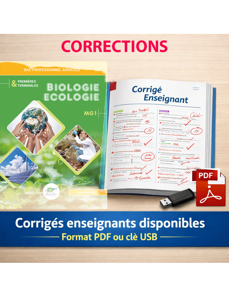 corrigés biologie écologie bac pr agricole