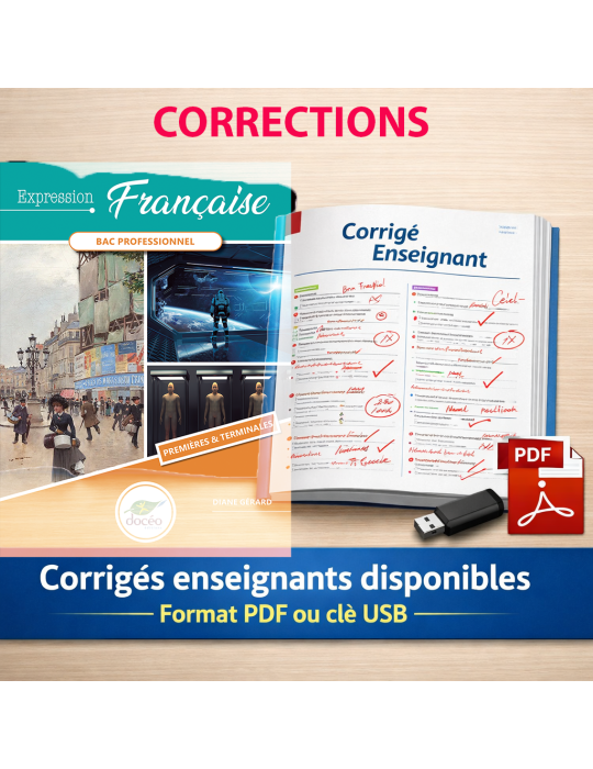 corrections Français 1ere Terminale Bac pro