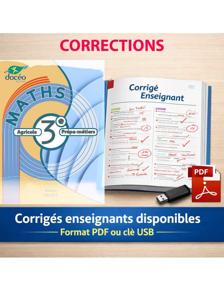 Corrections Maths 3e Prépa Métiers- 3e EA