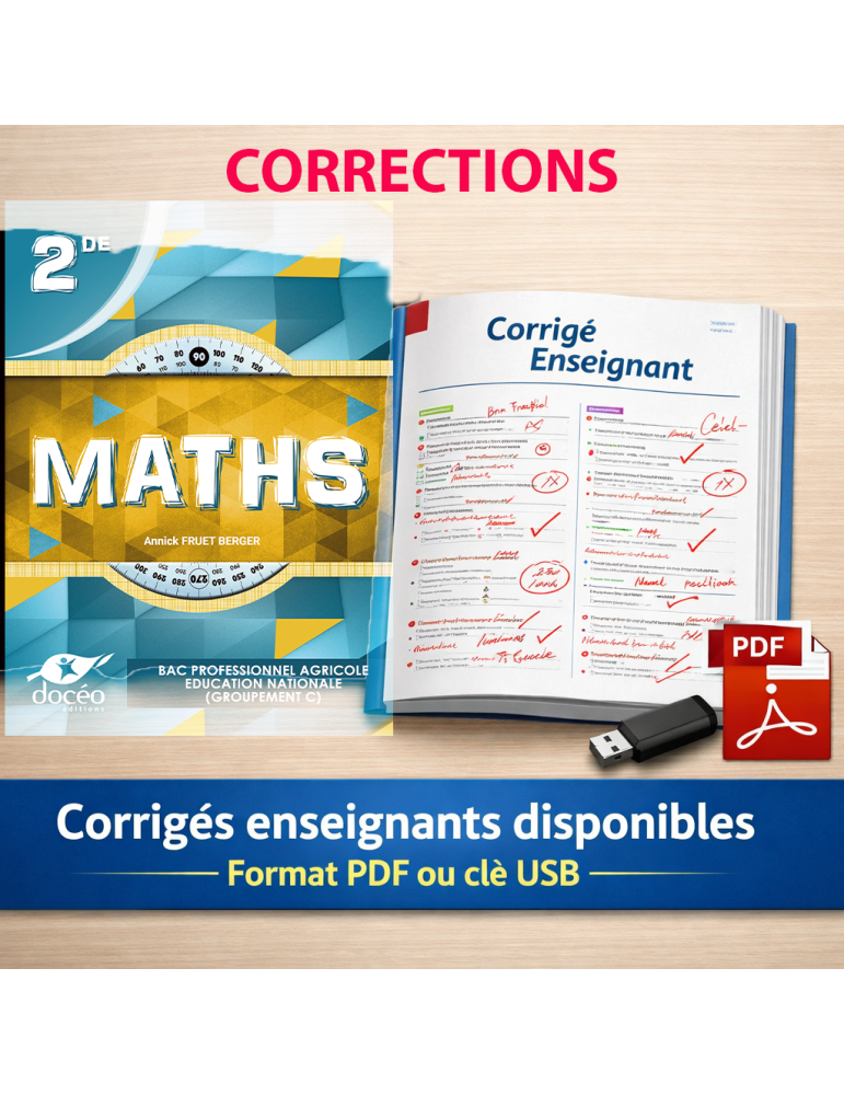 corrections Maths 2nde bac pro